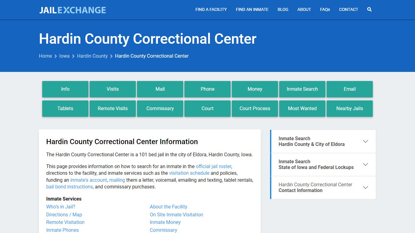 Hardin County Correctional Center - Jail Exchange